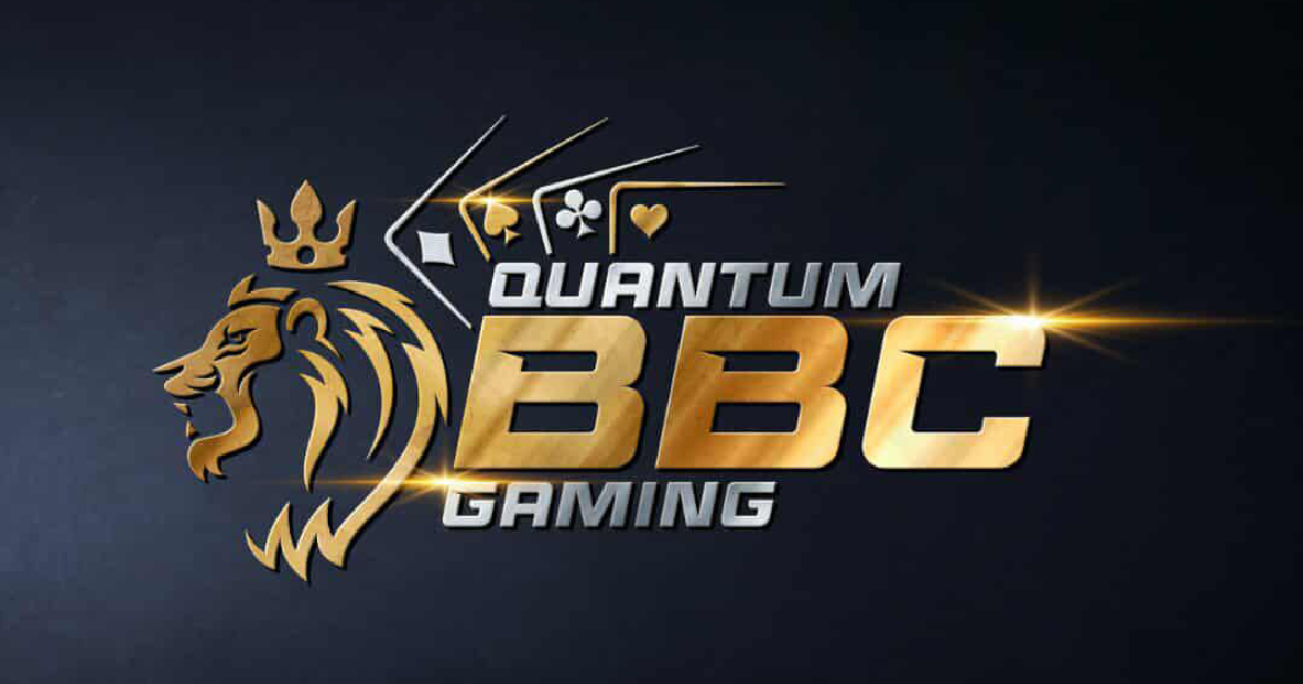 Main banner of Quantum BBC Gaming platform showing GCash entertainment hub